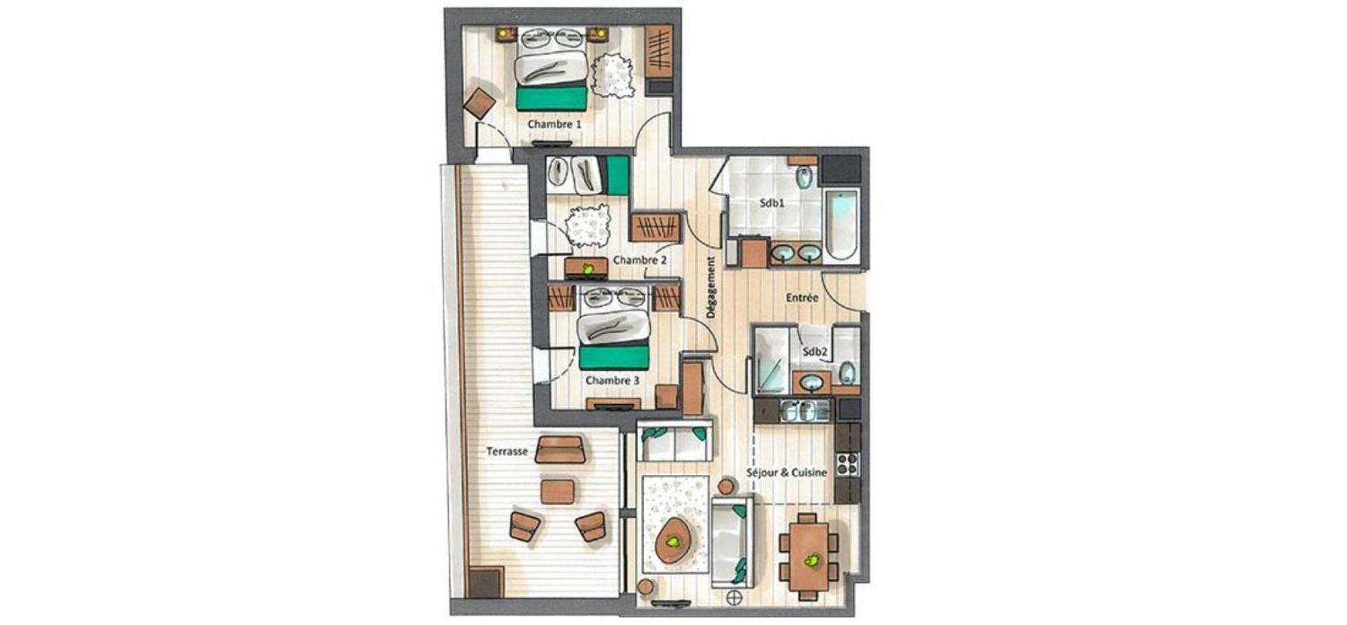 Keystone Lodge By Alpine Resorts Courchevel Room photo